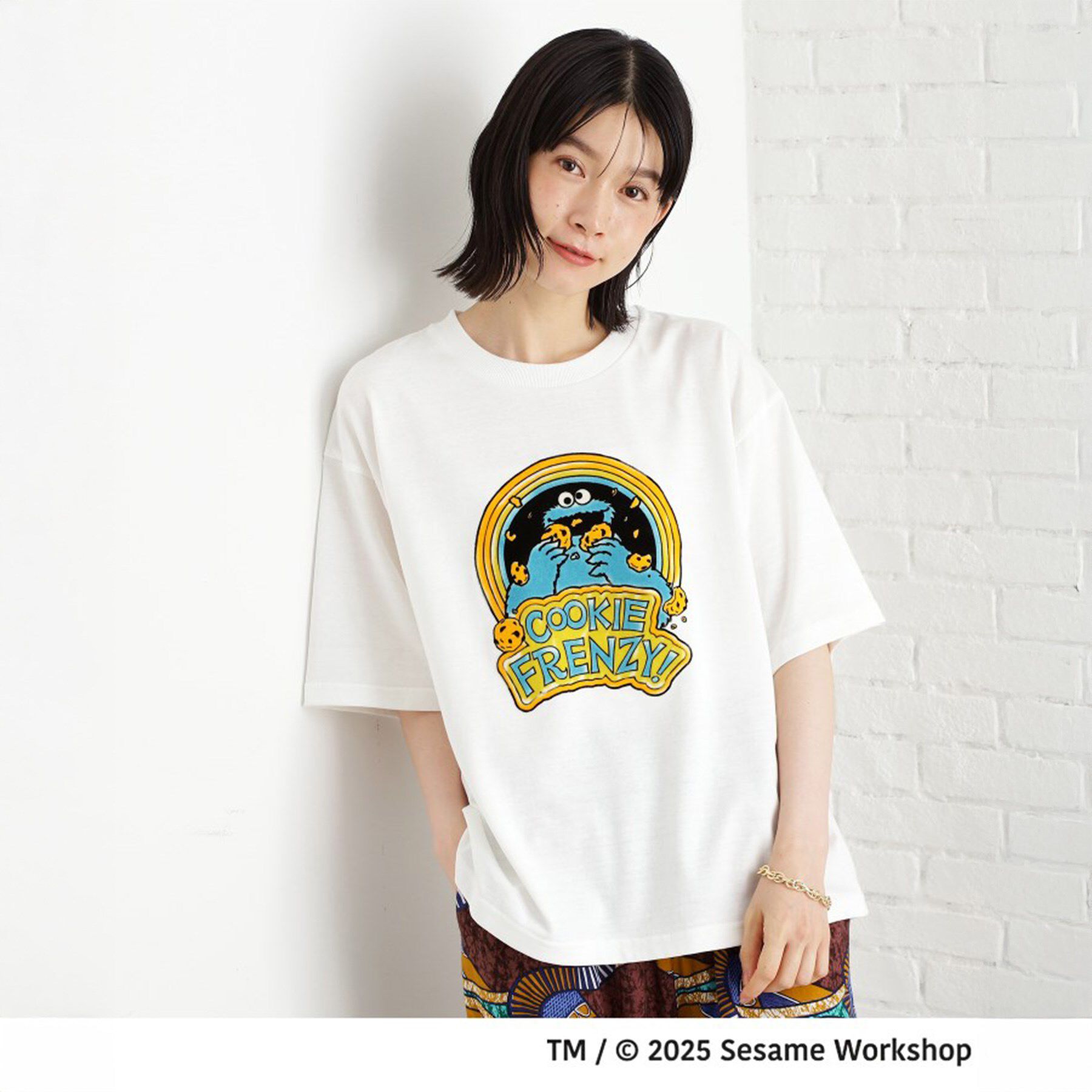 THE SHOP TK「セサミストリートTシャツ」|Tシャツ・カットソー|オフホワイト(003