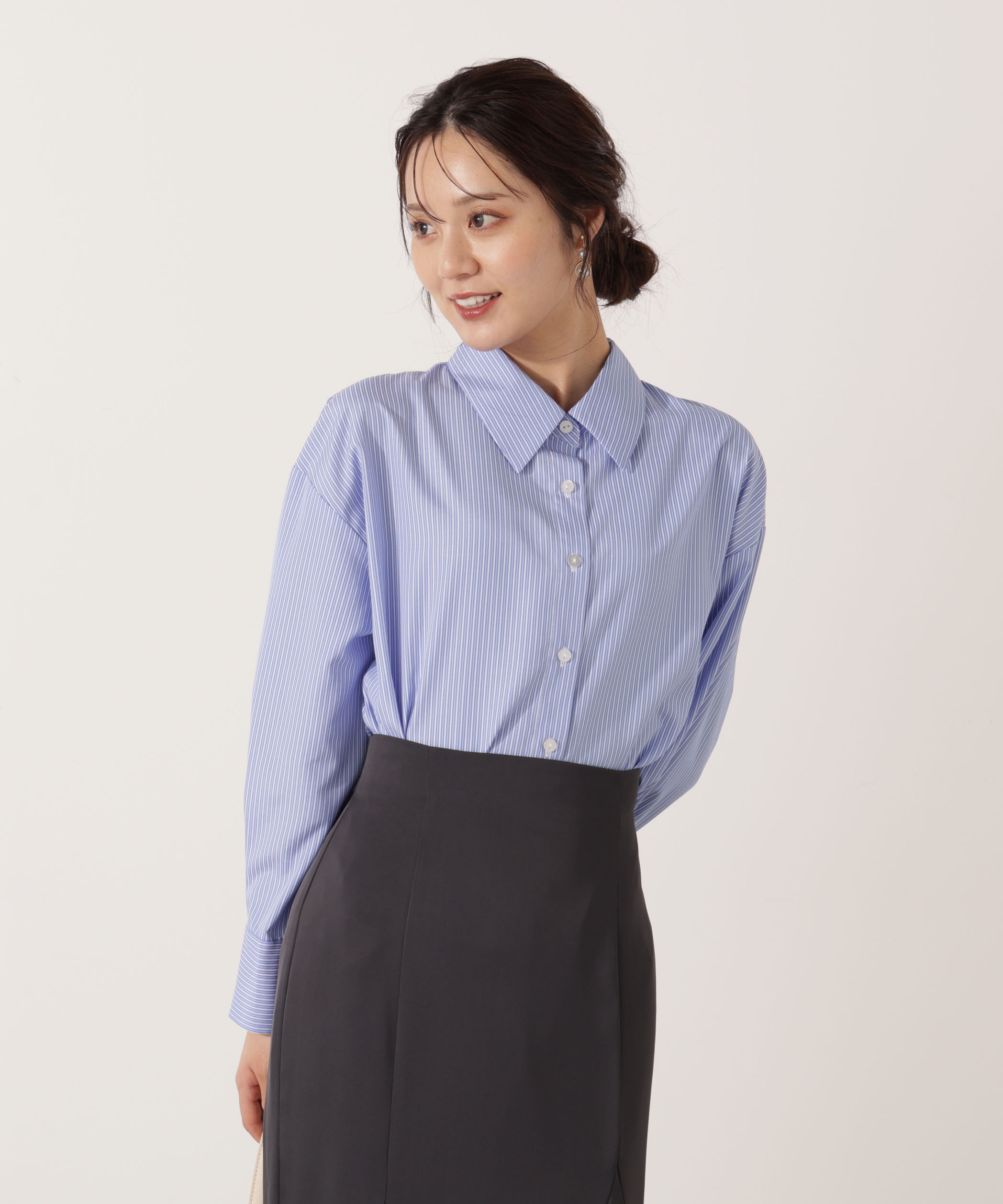 PROPORTION BODY DRESSING「＜ウォッシャブル＞ベーシックシャツ」|シャツ・ブラウス|