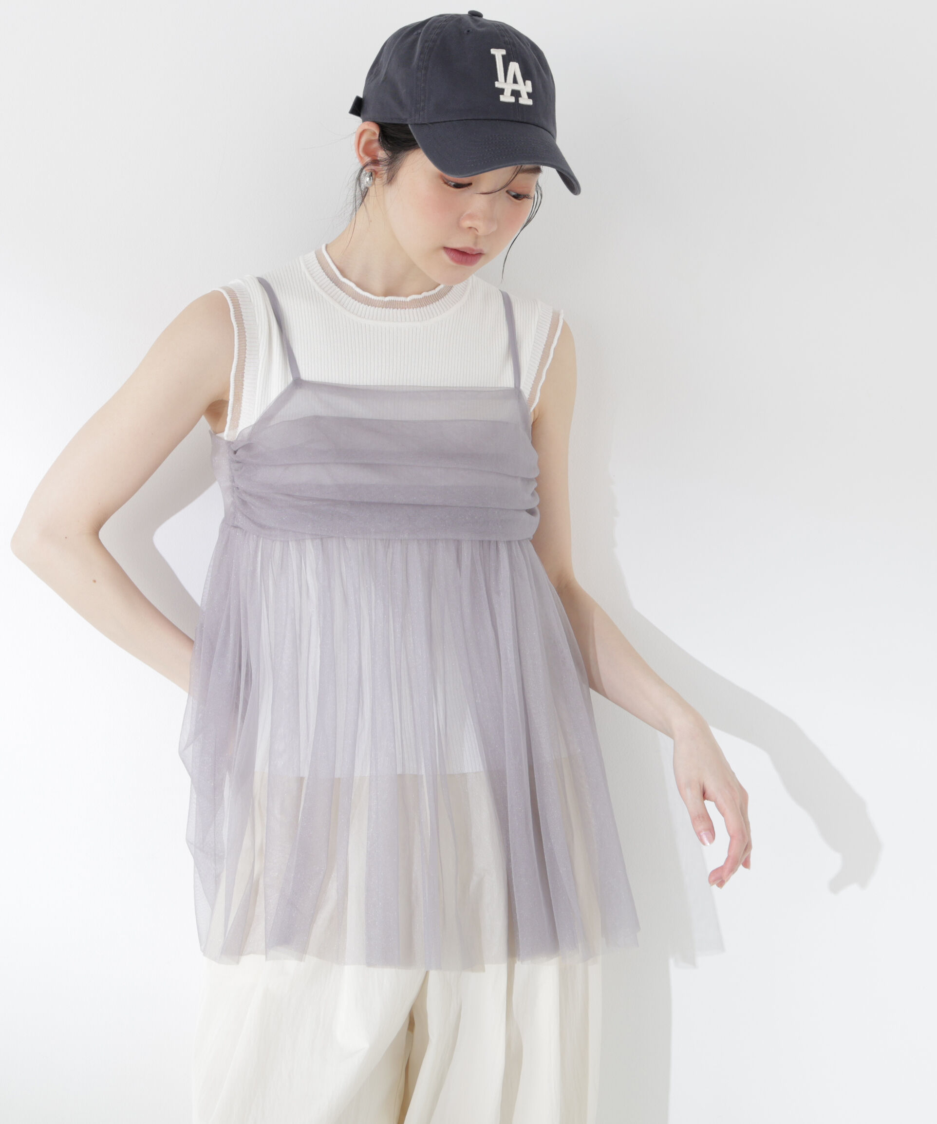 PROPORTION BODY DRESSING「キラチュールキャミブラウス」|シャツ・ブラウス|
