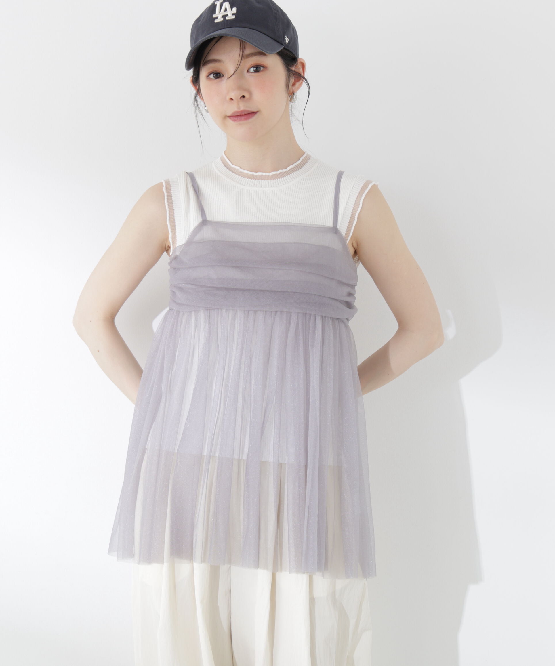 PROPORTION BODY DRESSING「キラチュールキャミブラウス」|シャツ・ブラウス|
