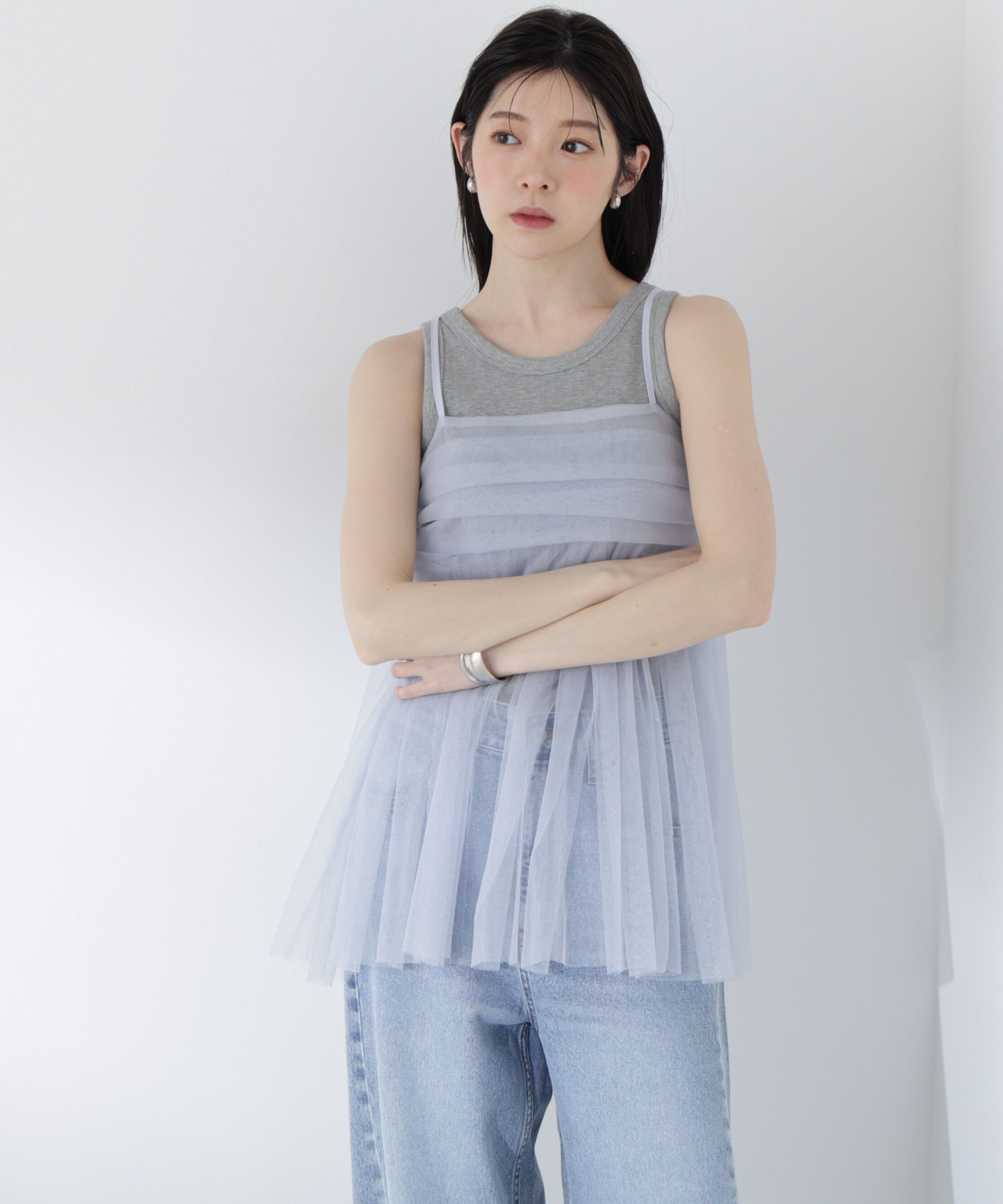 PROPORTION BODY DRESSING「キラチュールキャミブラウス」|シャツ・ブラウス|