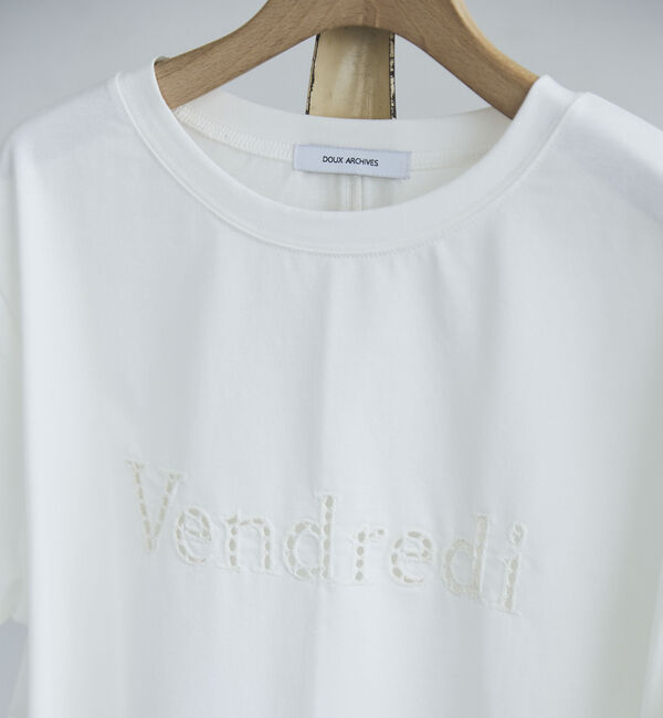Doux archives「カットワーク刺?Ｔｅｅ」|Tシャツ・カットソー|