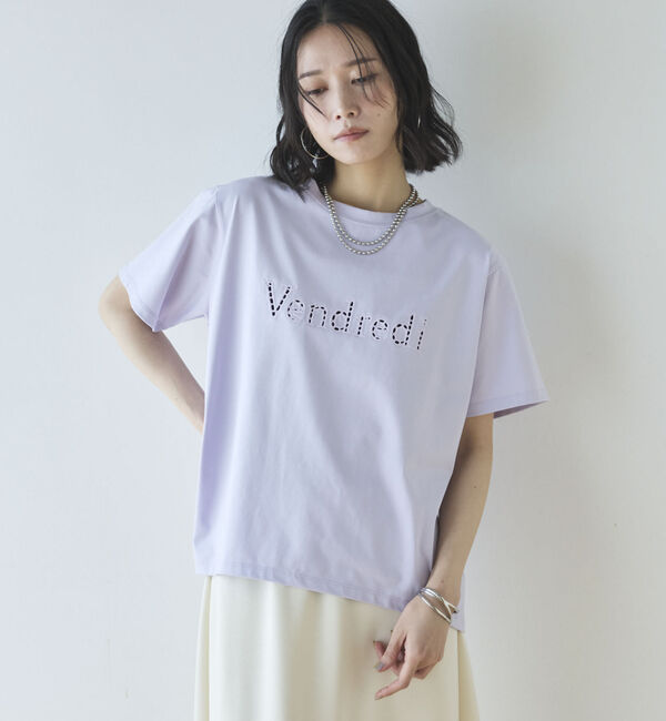 Doux archives「カットワーク刺?Ｔｅｅ」|Tシャツ・カットソー|