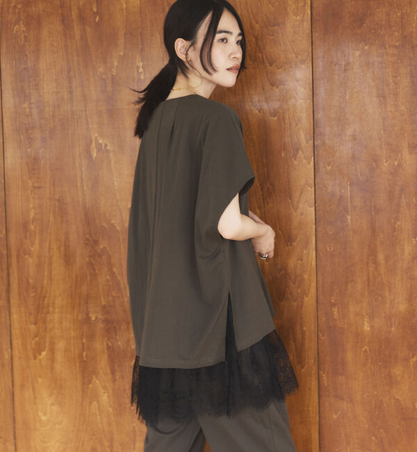 Doux archives「ウォッシャブル・ＵＶ機能機能スキッパーＴＯＰＳ」|Tシャツ・カットソー|