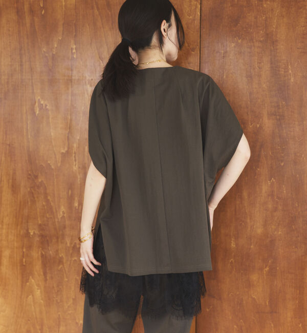 Doux archives「ウォッシャブル・ＵＶ機能機能スキッパーＴＯＰＳ」|Tシャツ・カットソー|