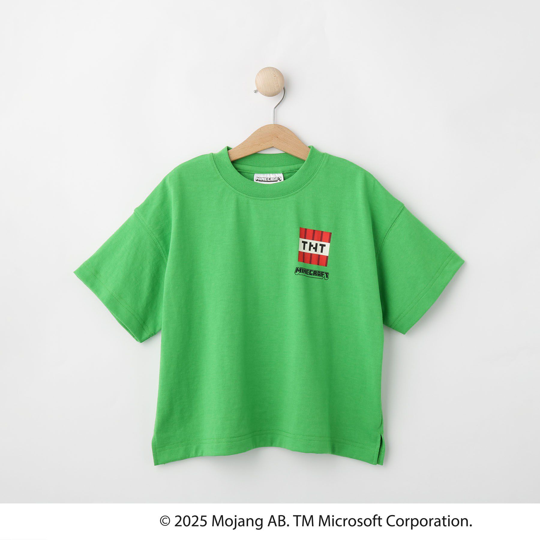 SHOO･LA･RUE「【マインクラフト】プリントBIG Tシャツ」|Tシャツ・カットソー|グリーン(022)