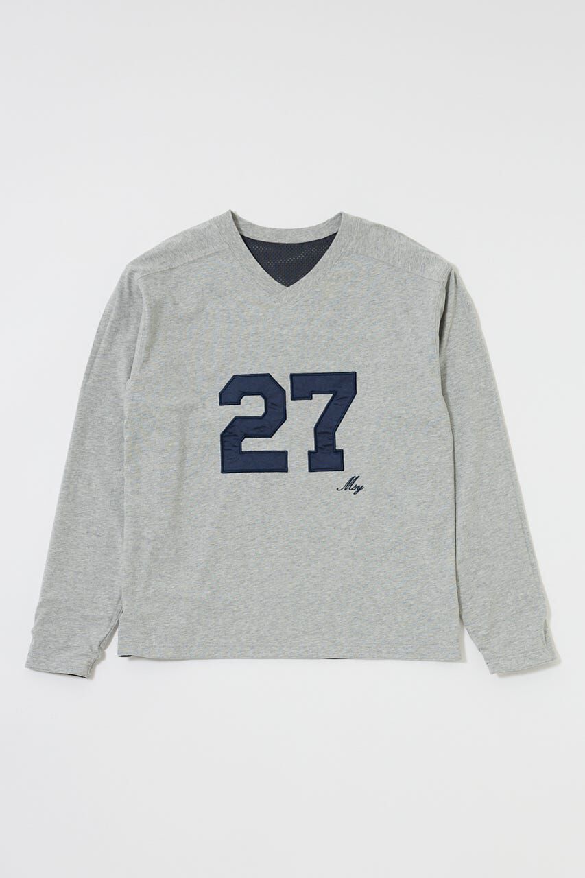 MOUSSY「REVERSIBLE MESH L/S TSJ」|Tシャツ・カットソー|
