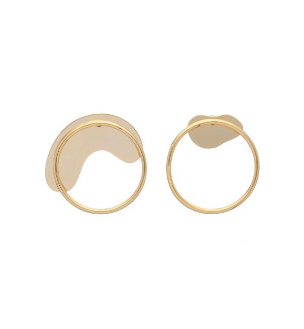 ELENDEEK「CIRCLE 2WAY PIERCE」|ピアス|ゴールド