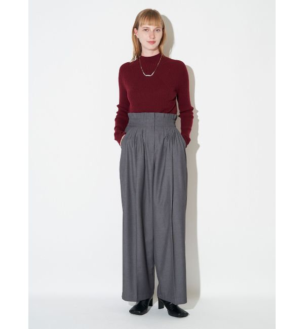 ELENDEEK「HIGH NECK WIDE RIB KT」|ニット・セーター|