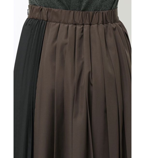 ELENDEEK「COLOR BLOCK PLEATS SK」|スカート|