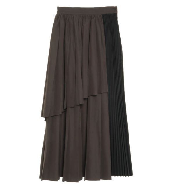 ELENDEEK「COLOR BLOCK PLEATS SK」|スカート|