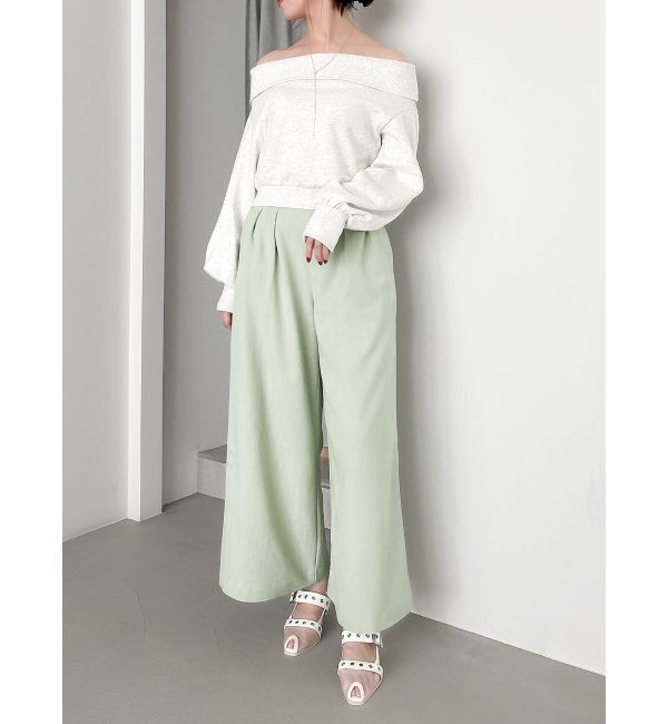 dazzlin「ハイウエストワイドパンツ」|その他|