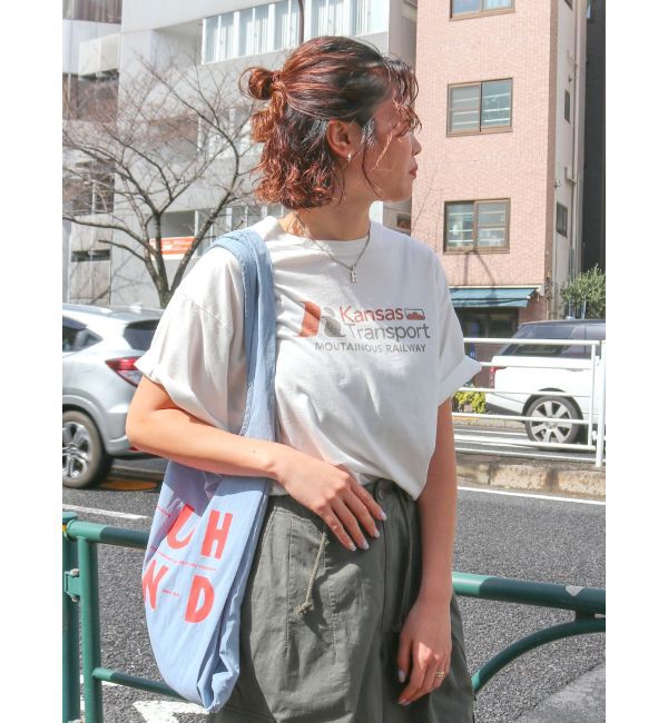 Ungrid「カラーロゴルーズTee」|Tシャツ・カットソー|