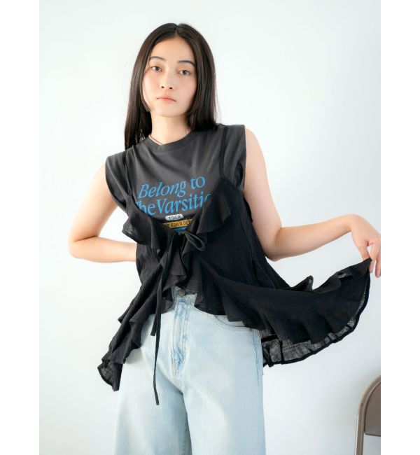 Ungrid「ヴィンテージロゴノースリトップス」|タンクトップ|