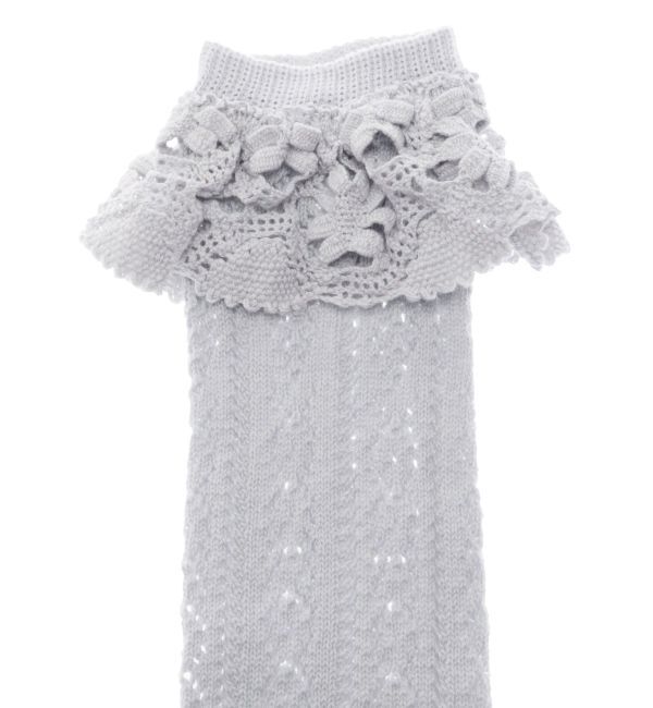 merry jenny「靴下屋&times;merry jenny flower lace knit sock」|ソックス|