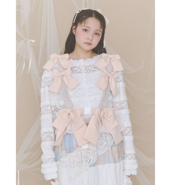 merry jenny「Tulle ribbon harness」|サスペンダー|