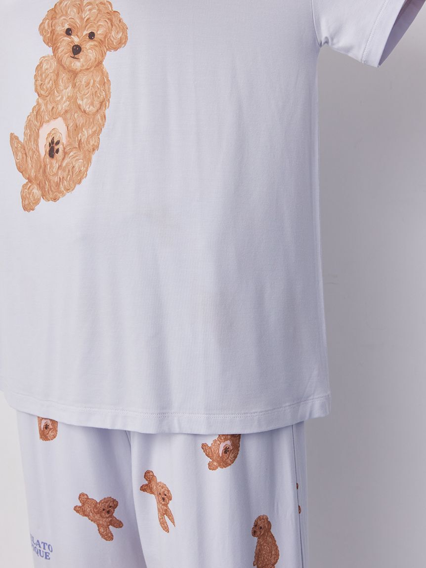 gelato pique「ドッグワンポイントTシャツ」|ルームウェア|