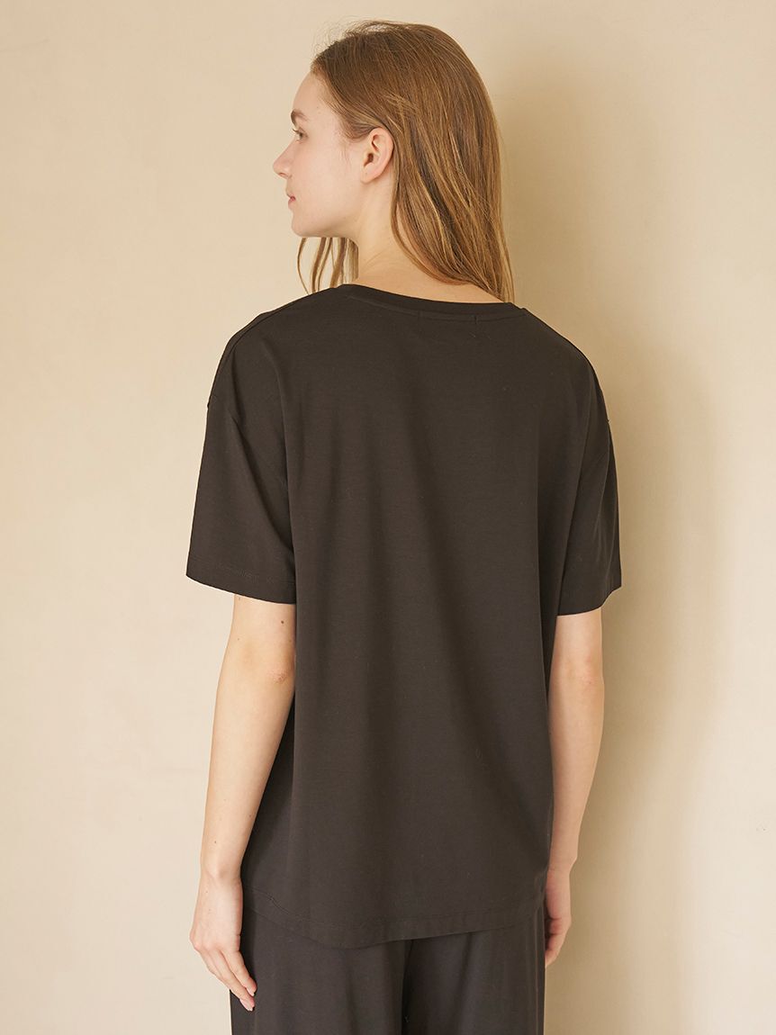 gelato pique「【JOEL ROBUCHON】【持続冷感】ロゴプリントTシャツ」|ルームウェア|