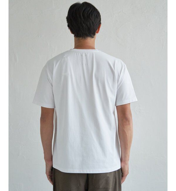 ikka「【接触冷感】ステッチ刺繍Tシャツ」|Tシャツ・カットソー|