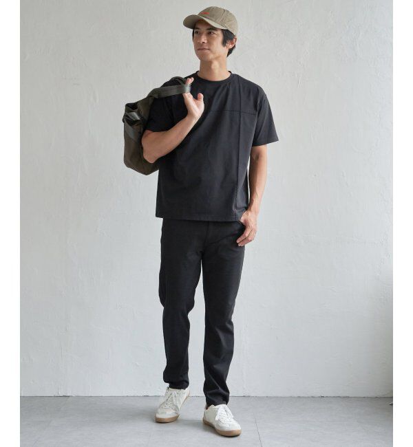 ikka「【接触冷感】ステッチ刺繍Tシャツ」|Tシャツ・カットソー|