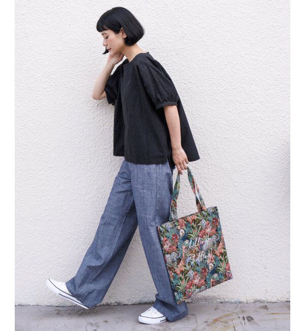 Lbc with Life「ボタニカル刺繍ドルマンブラウス」|シャツ・ブラウス|