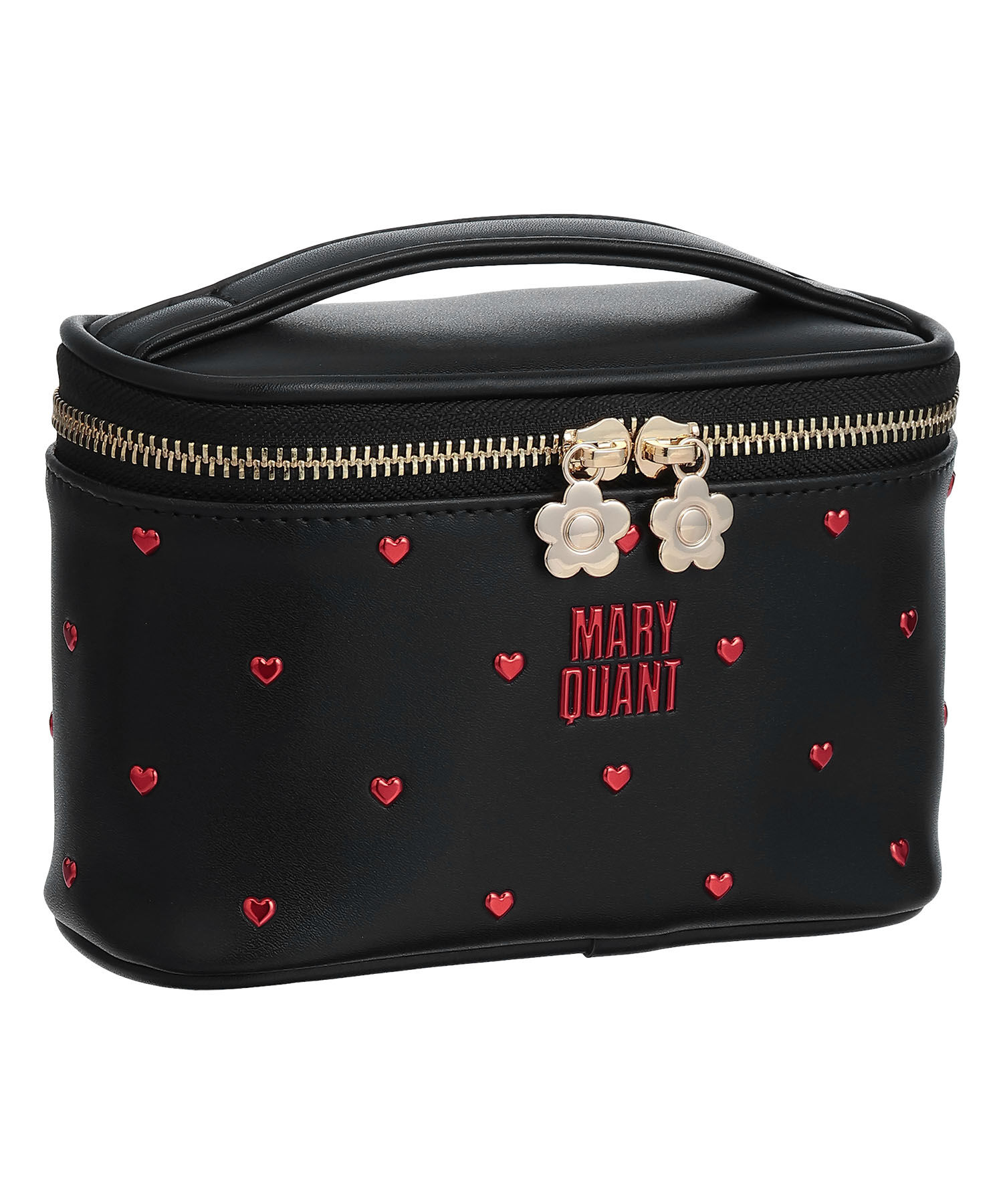 MARY QUANT「ハートフロート バニティ」|ポーチ|ブラック