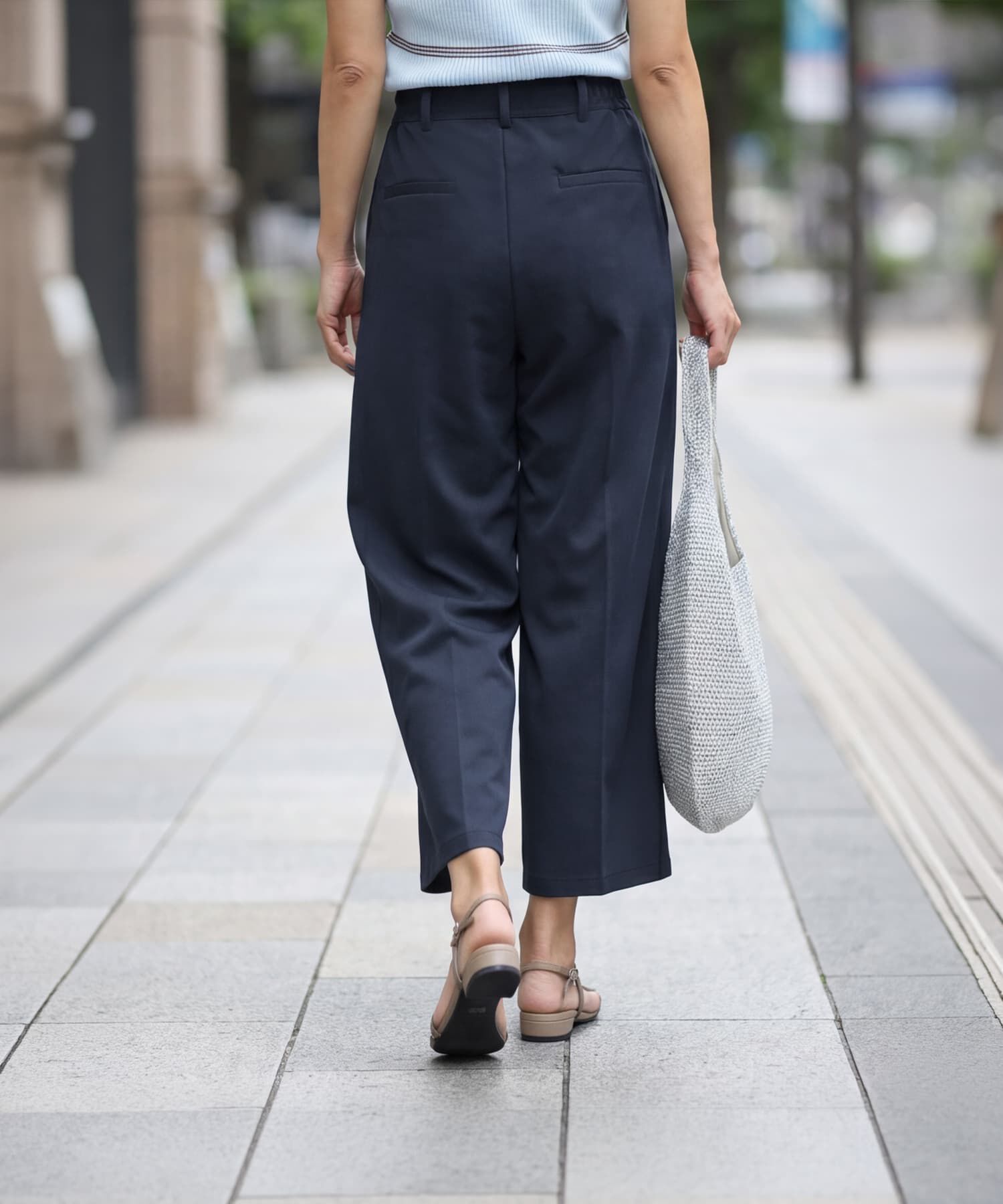 STYLE DELI「半端丈ラクちんポンチタックパンツ」|その他|