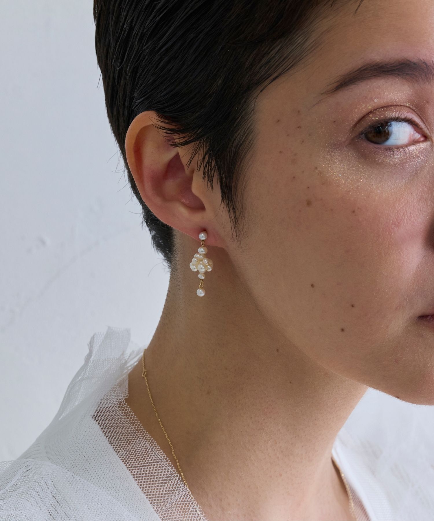 JUPITER「【K10】フルーツパールピアス」|ピアス|