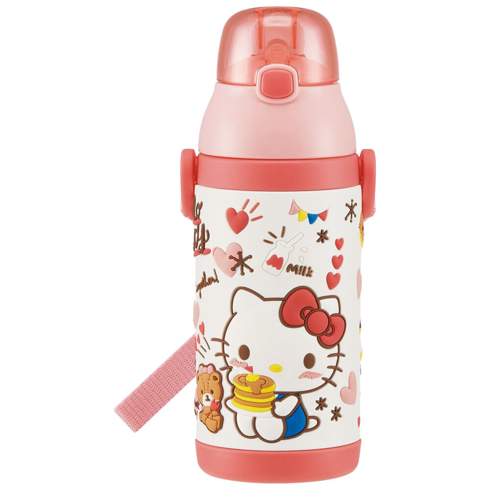 BACKYARD FAMILY「水筒 キッズ ストロー 通販 ステンレス 保冷 キャラクター ディズニー かわいい」|食器・キッチングッズ|ピンク1