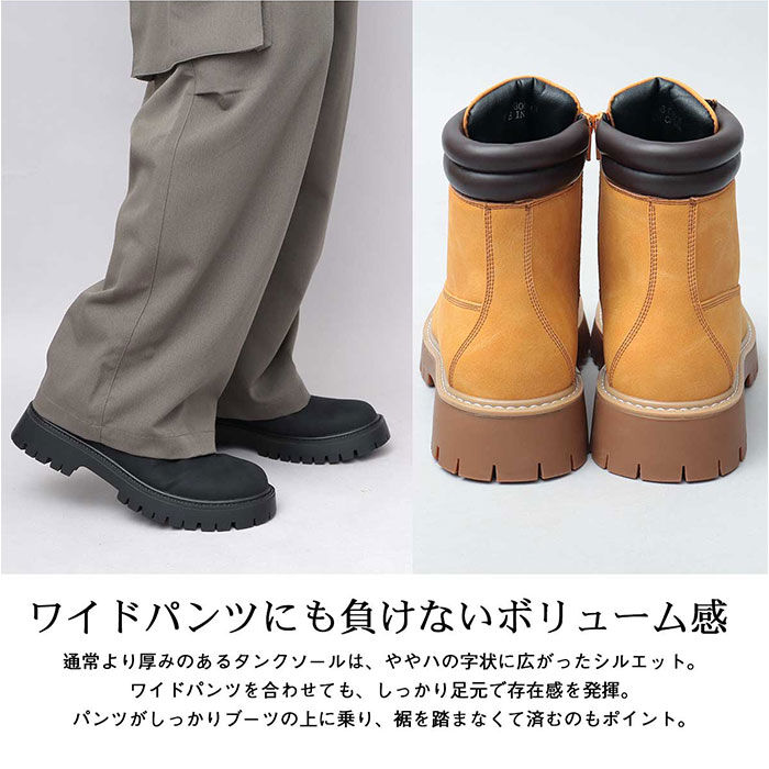 BACKYARD FAMILY「glabella グラベラ ブーツ メンズ glbb308 通販 ワークブーツ レースアップブーツ」|ショートブーツ|