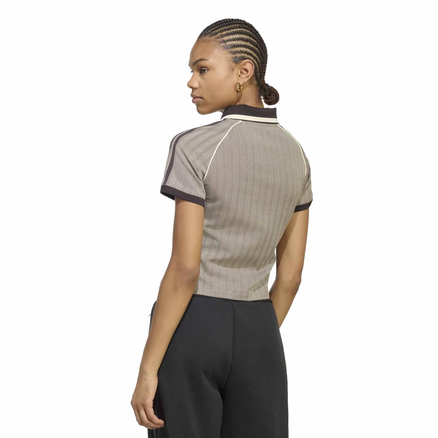 adidas「【ADIDAS ｳｪｱ】W TWEED POLO SHIRT(GFX INJ)」|Tシャツ・カットソー|