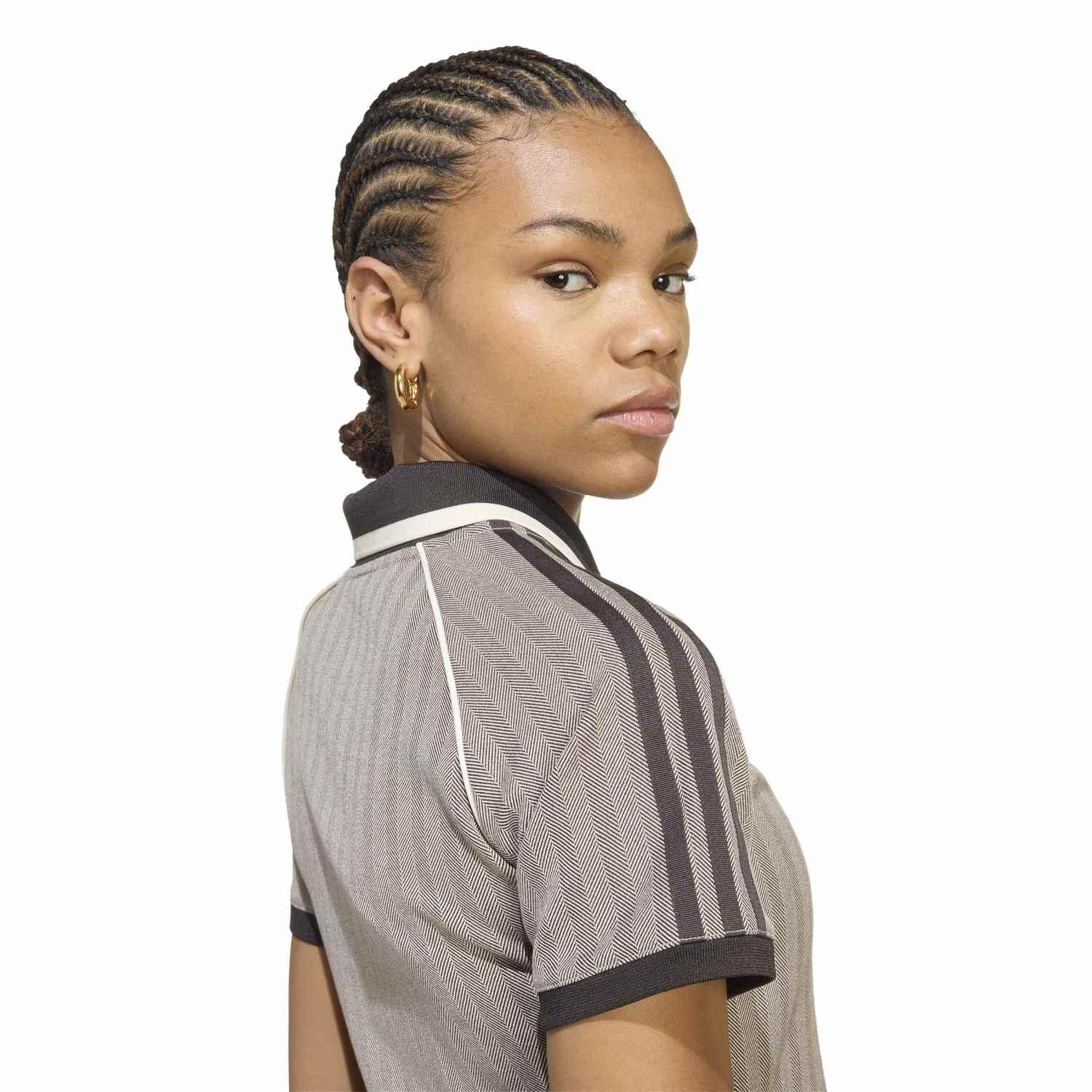 adidas「【ADIDAS ｳｪｱ】W TWEED POLO SHIRT(GFX INJ)」|Tシャツ・カットソー|