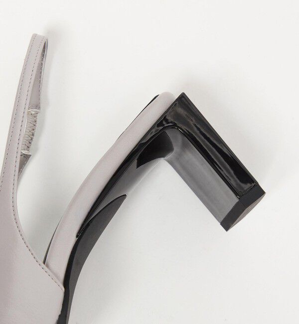 SY UNITED ARROWS「＜SY＞ スクエアエッジヒールバックベルト パンプス55&uarr;」|パンプス|