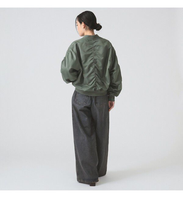 Ray BEAMS 「オーバーダイ デニム パンツ」|デニム|