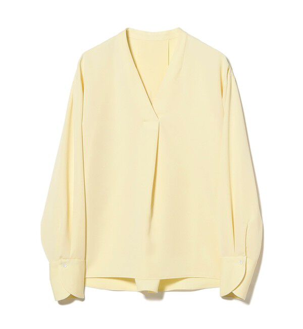 Demi-Luxe BEAMS 「ストレッチ サテン ブラウス」|シャツ・ブラウス|