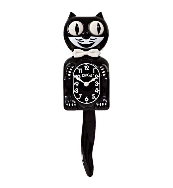 BEAMS「California Clock / Kit-Cat Klock ブラック」|クロック・置時計|