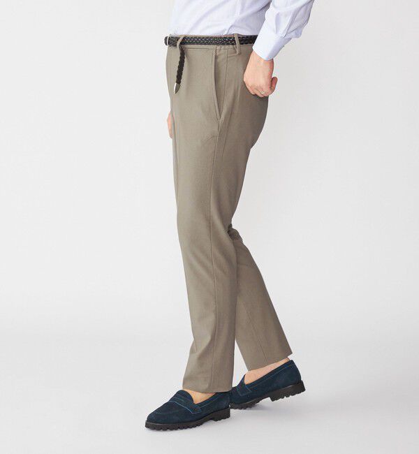 SHIPS「SHIPS:〈FUNCTION〉ジャージー 2WAY サイド シャーリング スラックス」|スラックス|