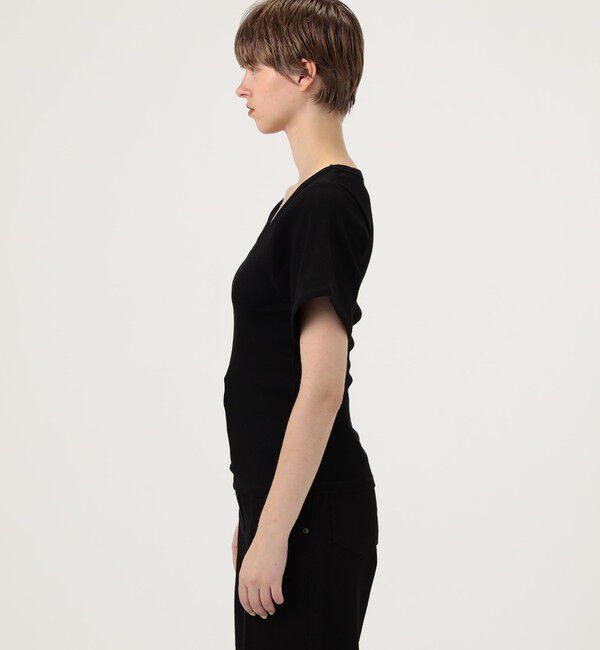 TOMORROWLAND GOODS「BY MALENE BIRGER LUNAI　UネックTシャツ」|Tシャツ・カットソー|