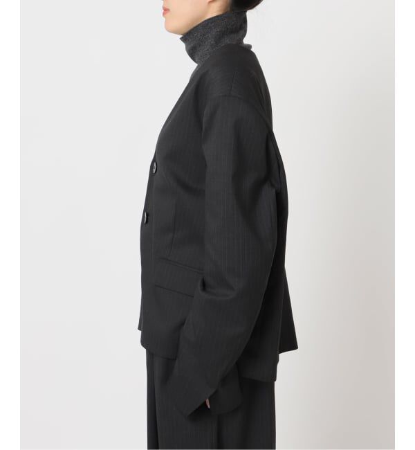  「SHORT NO COLLAR ジャケット」|その他|