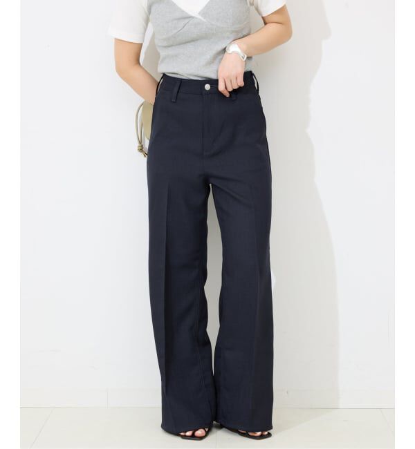SLOBE IENA「Wrangler/ラングラー SLOBE別注 ワイドランチャー」|スラックス|