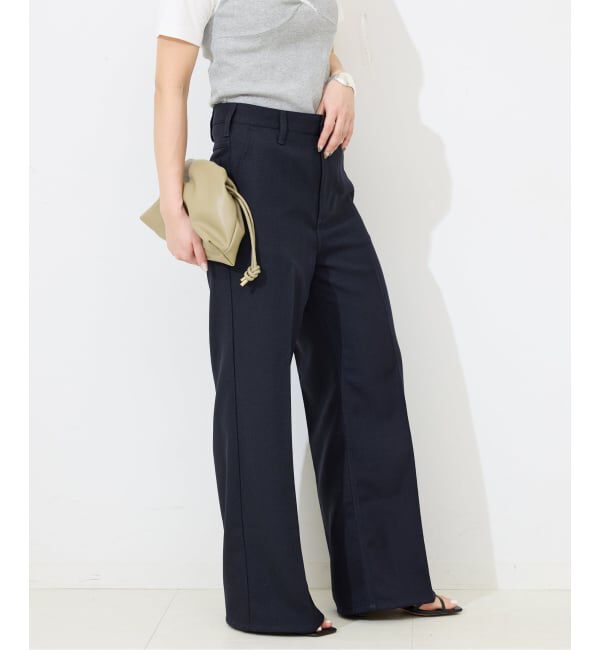 SLOBE IENA「Wrangler/ラングラー SLOBE別注 ワイドランチャー」|スラックス|