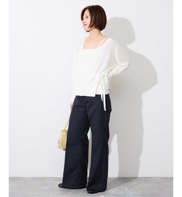 SLOBE IENA「Wrangler/ラングラー SLOBE別注 ワイドランチャー」|スラックス|