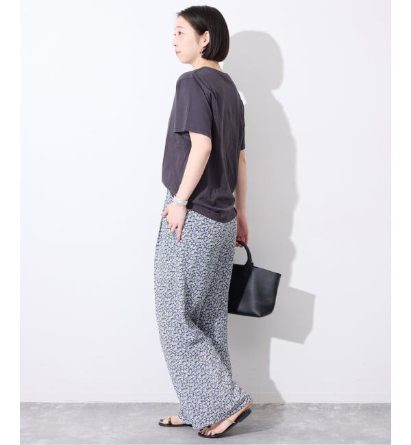 SLOBE IENA「《36サイズのみWEB限定》Blue Flowerパンツ」|その他|