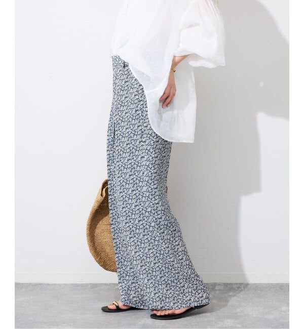 SLOBE IENA「《36サイズのみWEB限定》Blue Flowerパンツ」|その他|