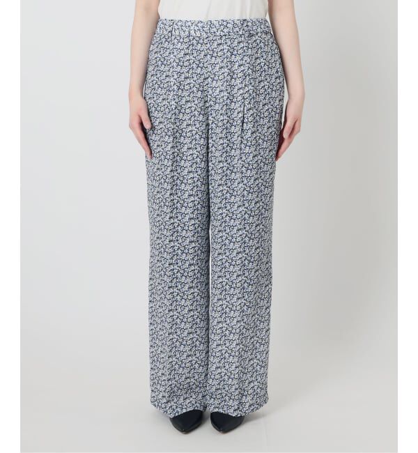 SLOBE IENA「《36サイズのみWEB限定》Blue Flowerパンツ」|その他|