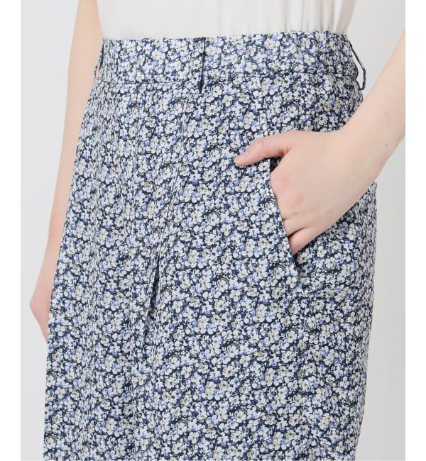 SLOBE IENA「《36サイズのみWEB限定》Blue Flowerパンツ」|その他|