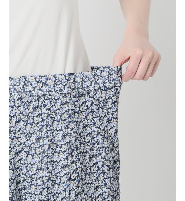 SLOBE IENA「《36サイズのみWEB限定》Blue Flowerパンツ」|その他|
