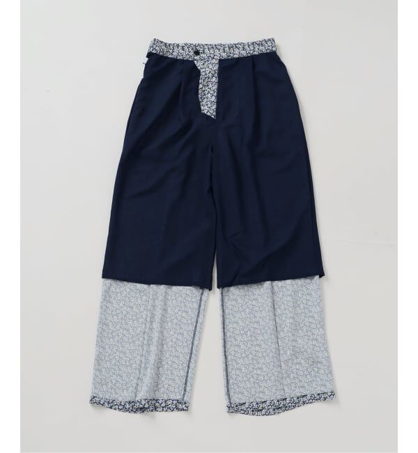 SLOBE IENA「《36サイズのみWEB限定》Blue Flowerパンツ」|その他|