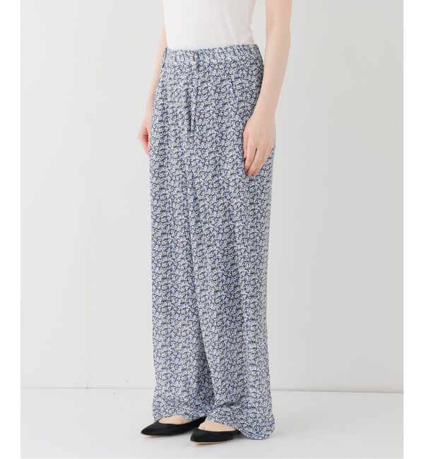SLOBE IENA「《36サイズのみWEB限定》Blue Flowerパンツ」|その他|