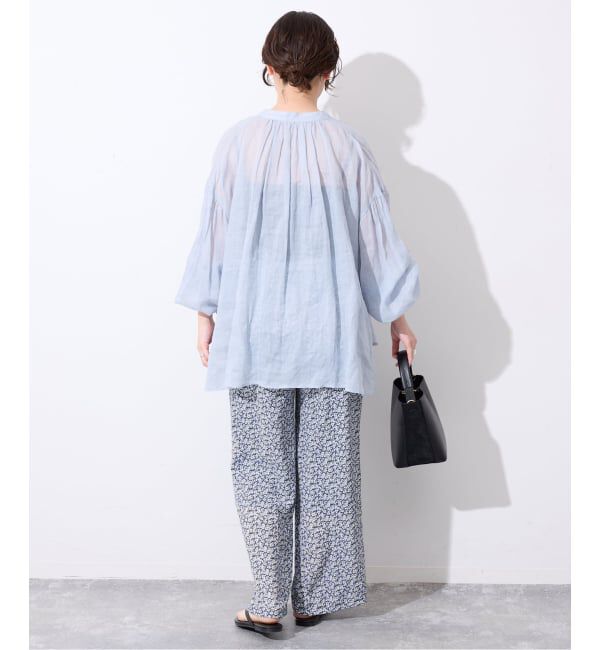 SLOBE IENA「《36サイズのみWEB限定》Blue Flowerパンツ」|その他|